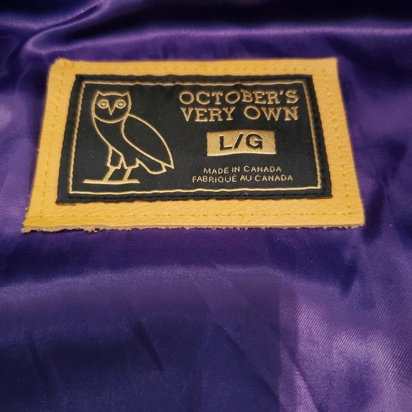 OVO X NBA Lakers Varsity Jacket Octobers Very Own - Picture 3 of 4